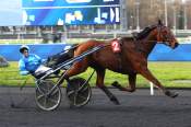 La photo de Liberte De Choisel arrivée pmu Prix d'Issoire à Vincennes