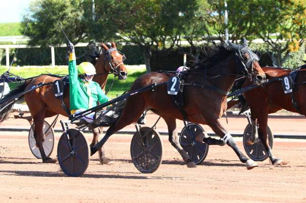 La photo de Hooper Des Chasses Arrivée Quinté+ Pmu Prix Roger Ledoyen à Cagnes-sur-Mer