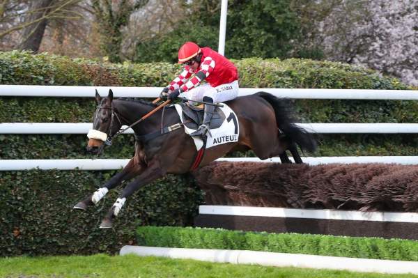 La photo de Saint Crystal arrivée Quinté+ pmu Prix Général de Rougemont (L) à Auteuil