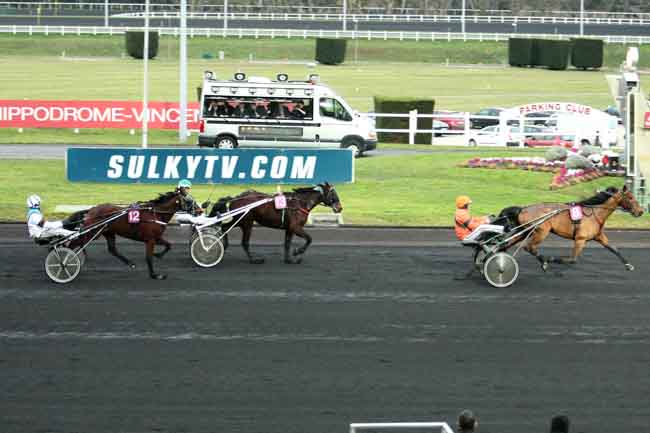 Arrivée quinté pmu PRIX DE BAUGE à PARIS-VINCENNES