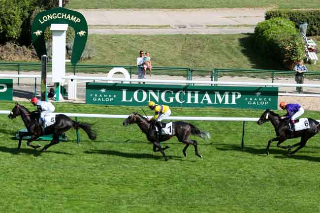 Arrivée quinté pmu PRIX DU PONT AU CHANGE à LONGCHAMP