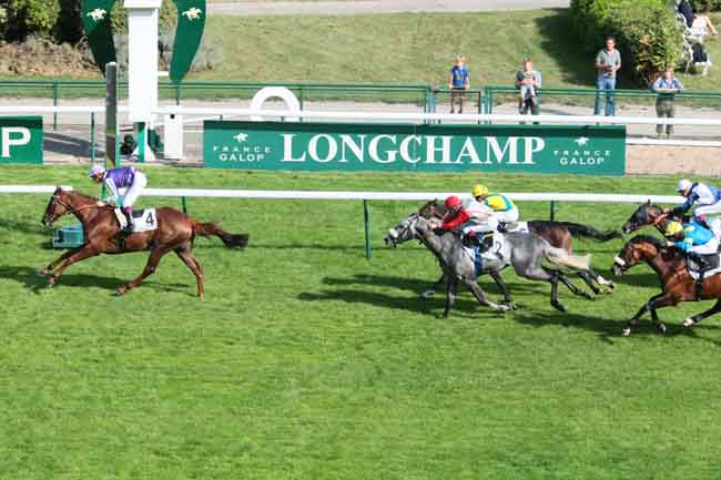 Arrivée quinté pmu PRIX DE LA PORTE DAUPHINE à LONGCHAMP