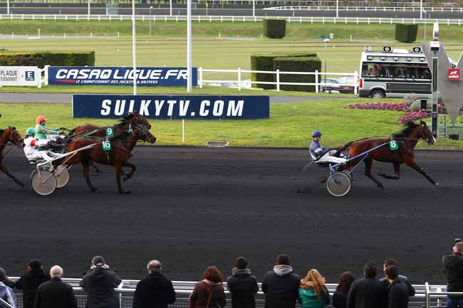 Arrivée quinté pmu PRIX DE GUERANDE à PARIS-VINCENNES