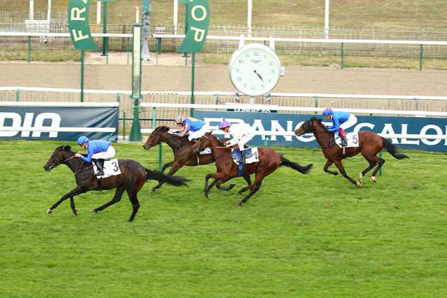 Photo d'arrivée de la course pmu CRITERIUM INTERNATIONAL à CHANTILLY le Dimanche 28 octobre 2018