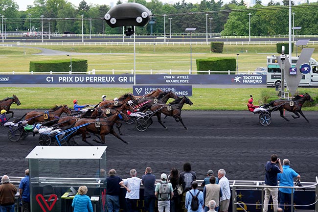 Photo d'arrivée de la course pmu PRIX DU PERREUX à PARIS-VINCENNES le Mercredi 14 mai 2025